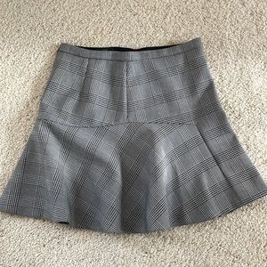 J Crew Fit and Flair Plaid Skirt (Size 4)